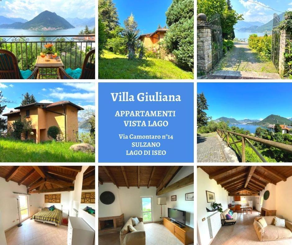 Appartamento Lake View Di Villa Giuliana Sulzano Esterno foto